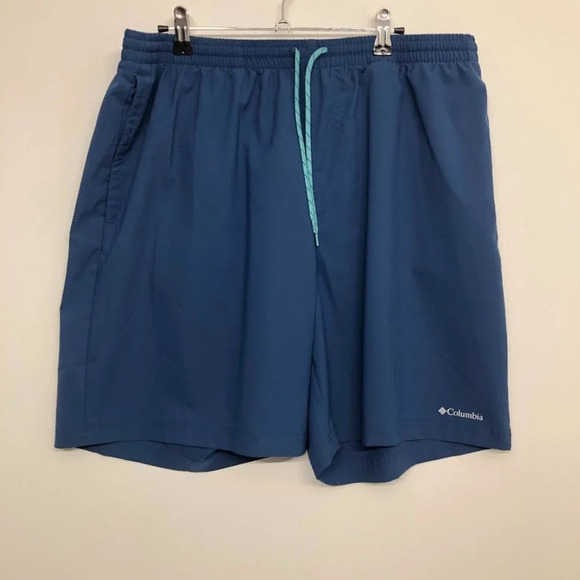 Columbia Swim Trunks Men’s XL Navy 8 Inch Inseam - Picture 1 of 6